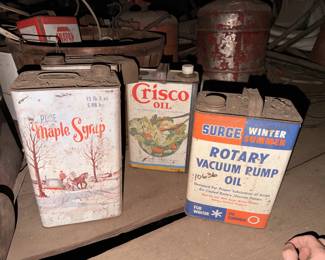 TONS of tins. I found stacks of these in the barn attic