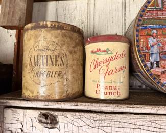 Tons of tins - they saved dozens and dozens of them