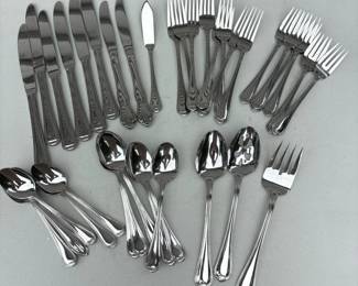 039 pfaltzgraffstainlesssteelflatwarelot