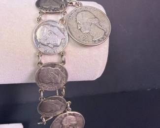 015 coinbraceletwithussilvercoins
