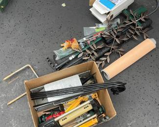104 assortedgardentoolslawnsprinklerand