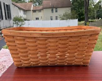 134 longabergerrectangularhandwovenbasket