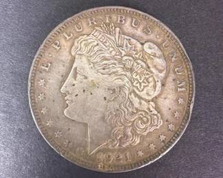 186 1921morgansilverdollar