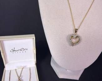 179 sterlingshanoreirishpendantnecklace