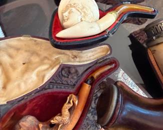 Meerschaum pipes