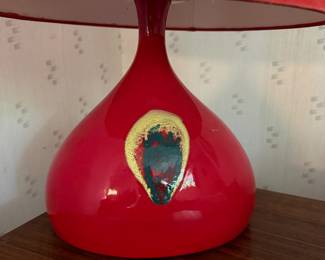pair Rosenthal Bjorn Wiinblad ceramic lamps