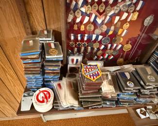 Vtg swimming medals