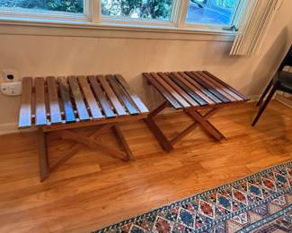 MCM folding stands / benches
