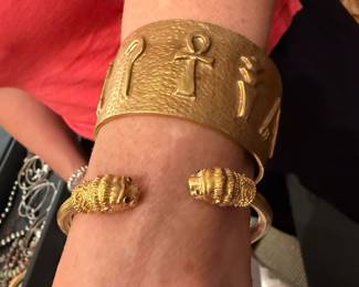 18k gold bracelets