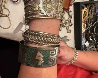 Silver bracelets
