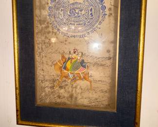 Indian tax stamp art