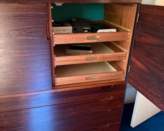 King bedroom set: Svend Langkilde Mobler rosewood set