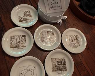 "Masterpieces of Cow Art" Daniel Price plates