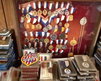 Vtg swimming medals