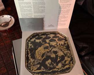 Rosenthal Wiinblad glass Christmas plates