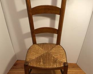 19th century French  wood chair 