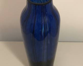 Antique 1930’s Czech glass vase 