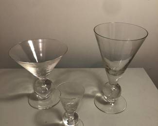 Set of 29 vintage 1951 Kosta Boda glassware