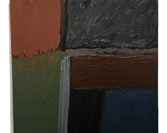 Stanley Dean Edwards oil on canvas 