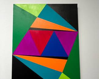 Stanley Dean Edwards Color Field painting 