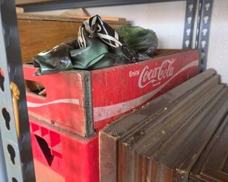Vintage Coca-cola wood tray