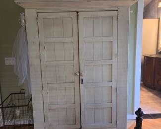 White washed Armoire