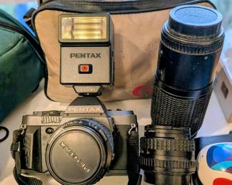 Pentax with bag