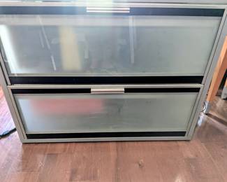 Glass File Cabinet El Dorado