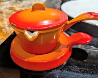 Descowear cast iron Butter Pot