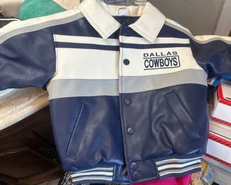 Child's Dallas Cowboys Leather Jacket
