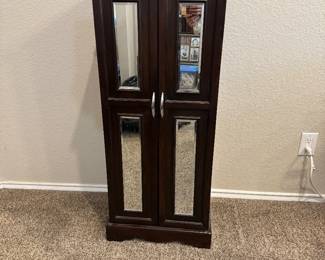 Mirror Jewelry Armoire 