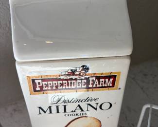 Pepperidge Farm Milano Cookie Cookie Jar 