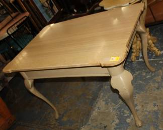 19th Century French Marble Top Table w/ 2 drawers