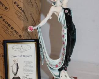 14" tall Italian Armani "Dance of Flowers"272/5000 (Love) complete with box and packing
