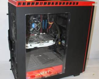 NZXT Gaming Computer works, excellent condition (has cigarette smoke smell)