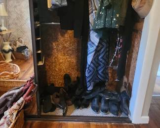 Cowboy boots, handbags