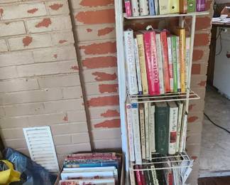Cook books, canning jars, preserving & gardening 
