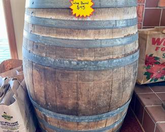 Wine Barrels $45 each