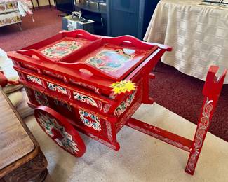 $175 Vintage Costa Rican Oxcart - Maker's Mark and Signature