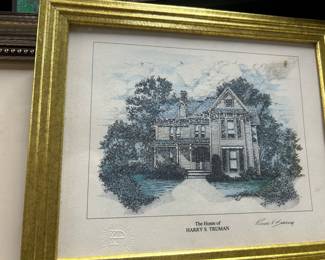 Harry S Truman home signed by Sebring $20