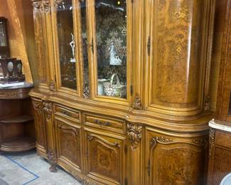 Huge Walnut Breakfront $1950