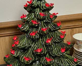 Vintage ceramic Christmas tree
