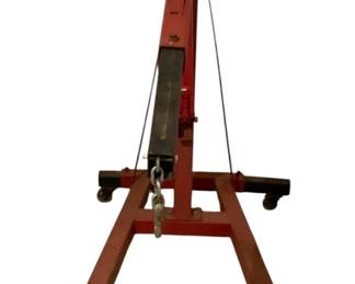 600 - Supreme Engine Lift - missing handle (Description): Heavy Duty Hoist 62 x 62 x 35