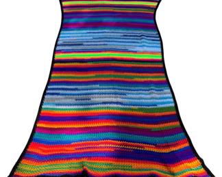 137 - Prayer Shawl hand made by Hospice Volunteers (Description): 80 x 52