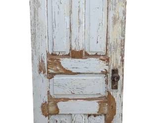 993 - Primitive Wood Door Display on a stand (Description): 84 x 24 x 28