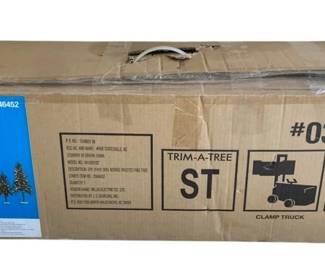 998 - Holiday Living Pre-Lit Frosted Nordic Pine Trees (Description): 3ft, 4ft & 5ft Artificial Pine trees w/ clear lights in box Used as is electric/electronic/mechanical item. No guarantee all components, untested.