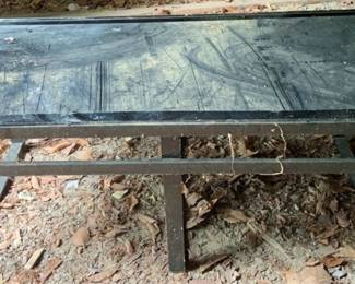 539 - Glass Top Coffee Table - 18.5 x 47 x 23