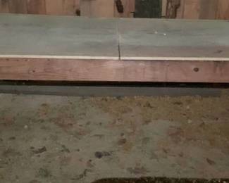 536 - Primitive Wood Table - 31 x 96 x 30