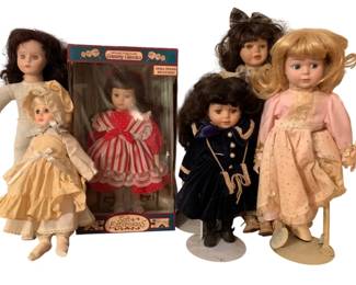 206 - Assorted Vintage Dolls