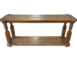 458 - Wood Console Table - 25 x 58 x 16